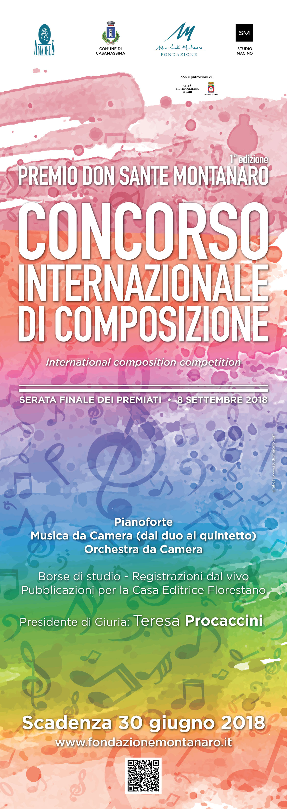 PREMIO "DON SANTE MONTANARO" PER LA MUSICA CONTEMPORANEA - 1° EDIZIONE