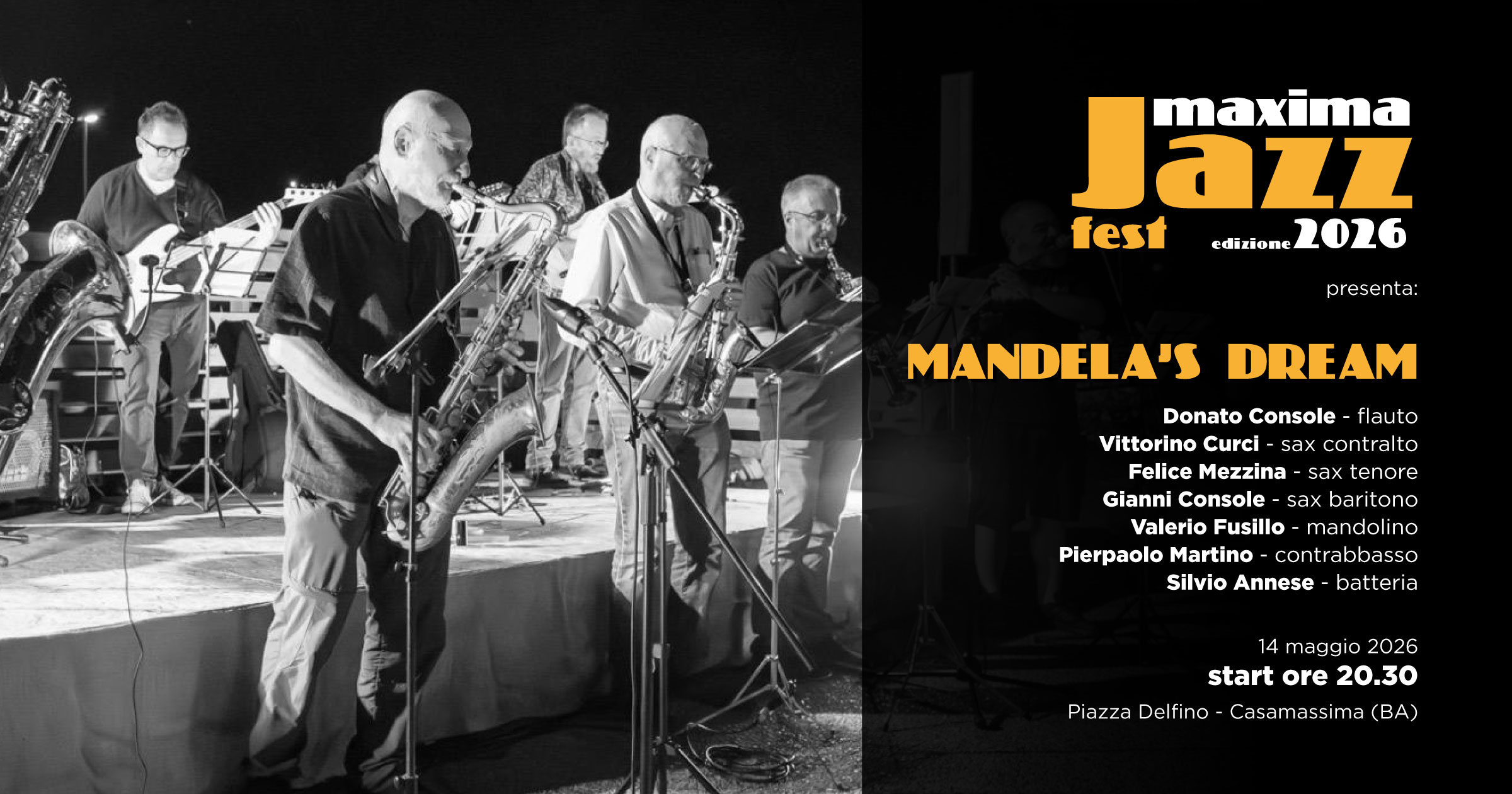 MANDELA'S DREAM al MAXIMA JAZZ FEST 2026